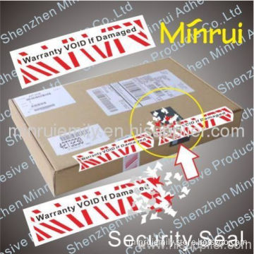 Void If Tampered Stickers,ultra Durable Yet Tamper Evident Labels 